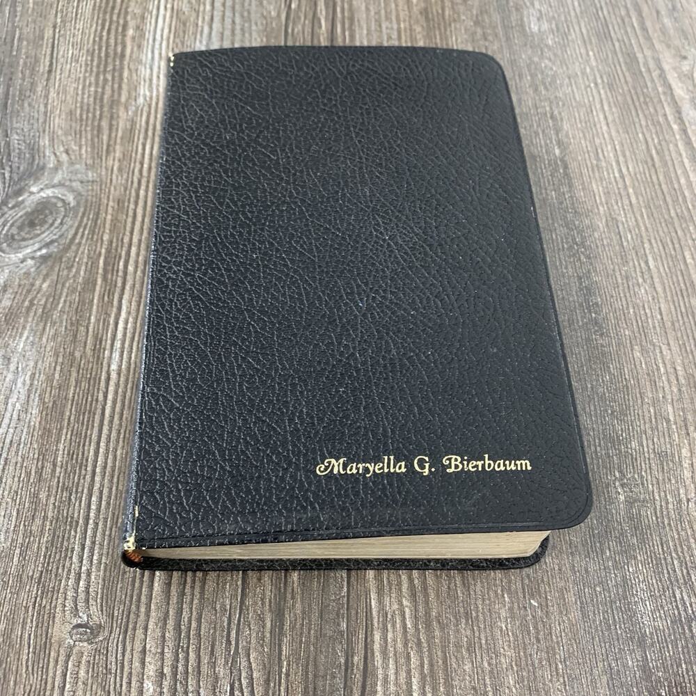 1962 Holy Bible Revised Standard Edition Holman Concordance Leather Red Letter